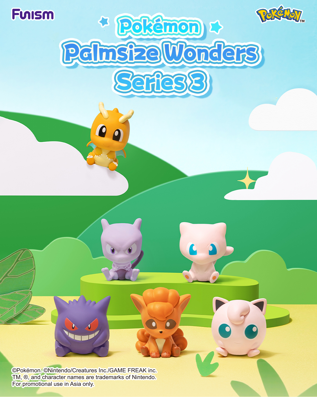 FUNISM Pok&eacute;mon Palmsize Wonders Mixed 3